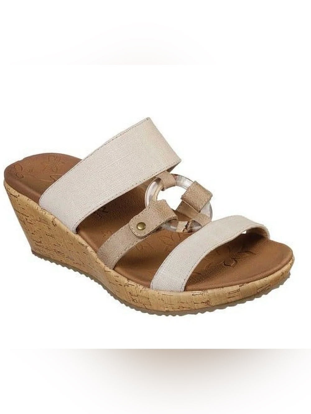 Skechers Beverlee Sail Away Wedge Sandals Size 7 - Picture 2 of 6
